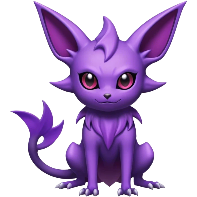 Noibat-Haunter-Espeon-hybrid, full body emoji