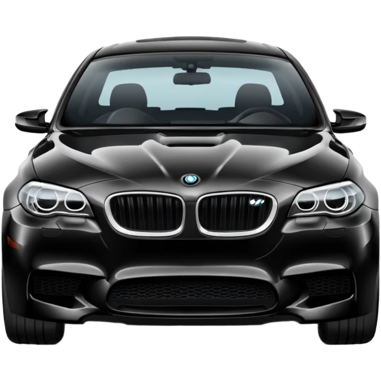 BMW M5 black emoji