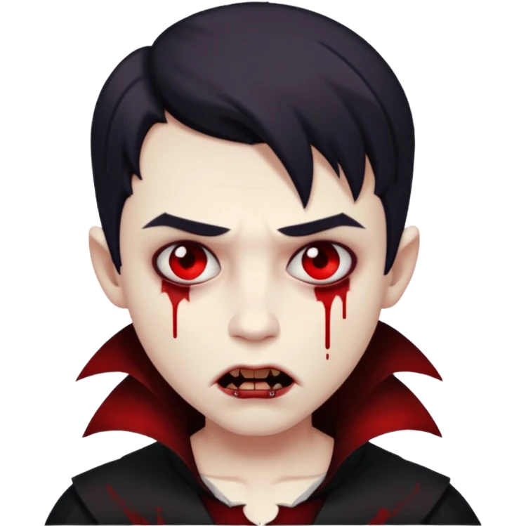 sad vampire boy
 emoji