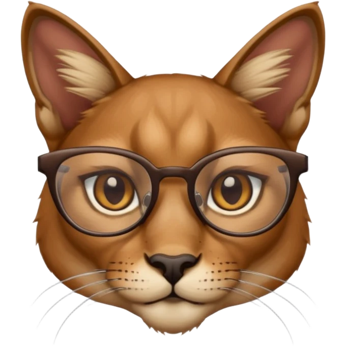 Caracal glasses  w emoji