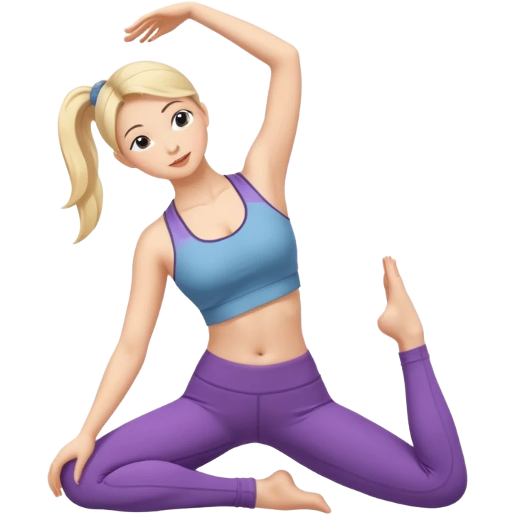 yoga girl emoji