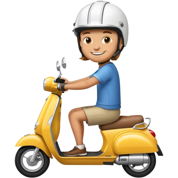riding a scooter emoji