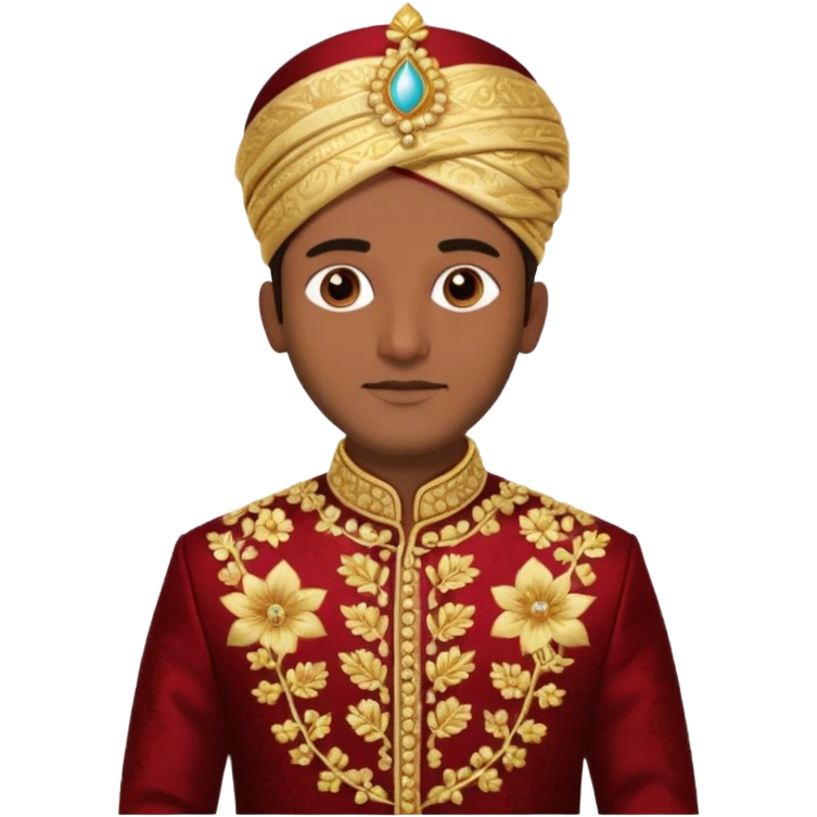 indian groom emoji