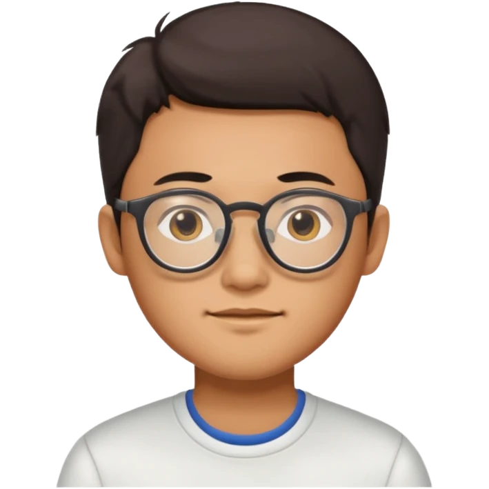 Chinese guy with glasses emoji