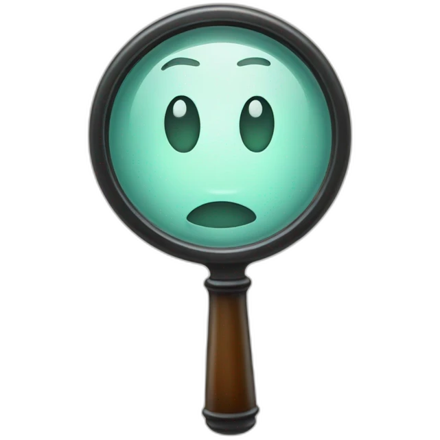 Magnifying glass emoji