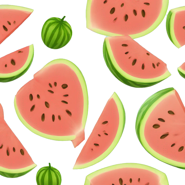 Corazón de melón  emoji