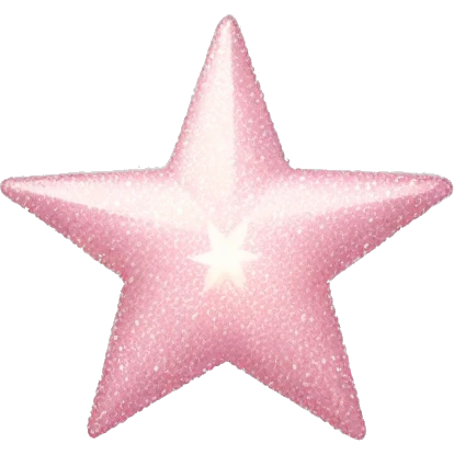 pale pink star sparkle emoji