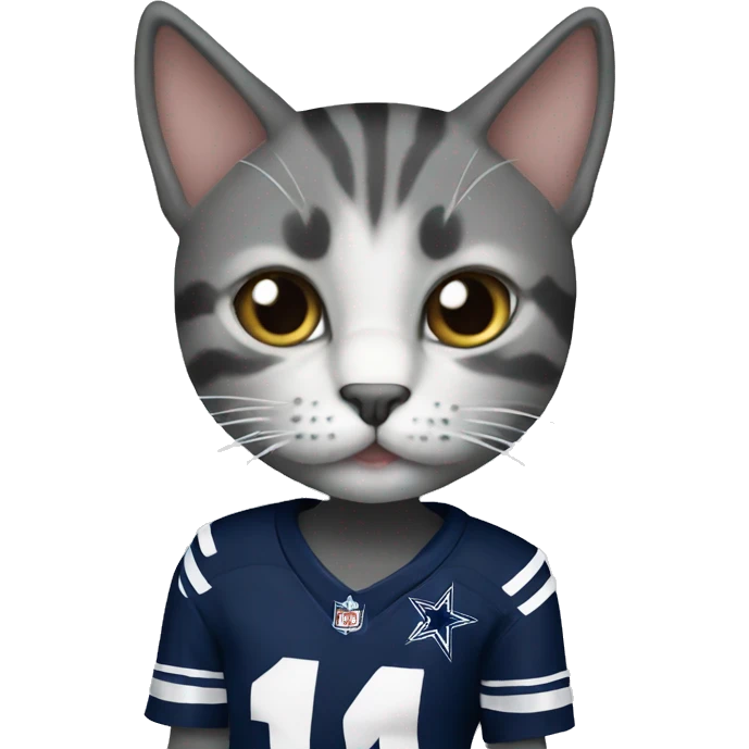 Dallas cowboys cat emoji