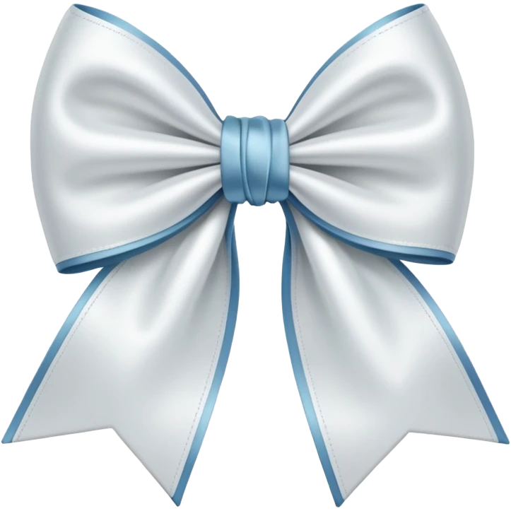 white bow emoji