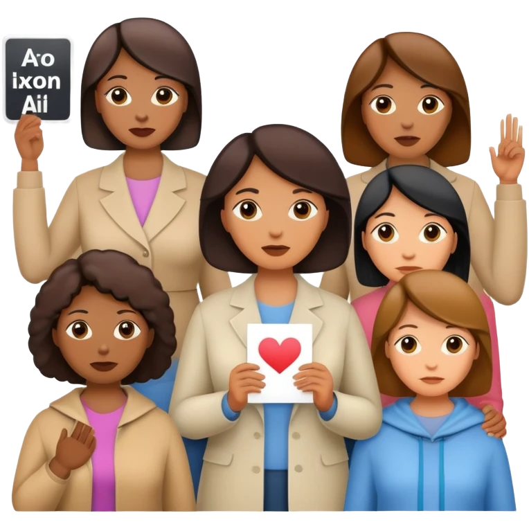 Moms against AI emoji