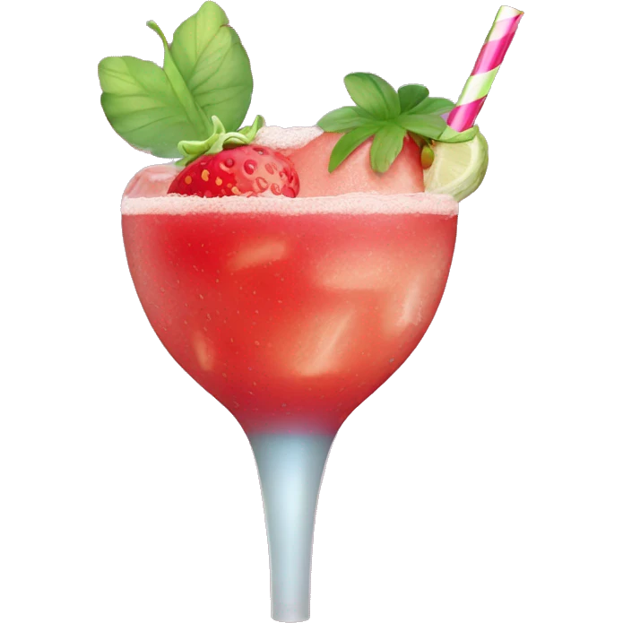 Strawberry daiquiri  emoji