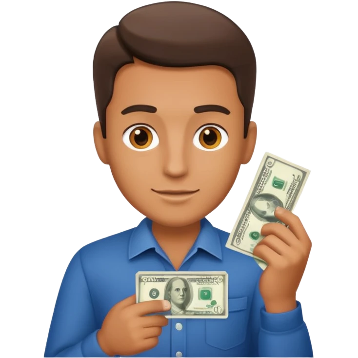cash man emoji