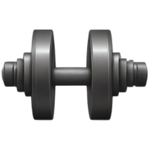 Barbell clip emoji
