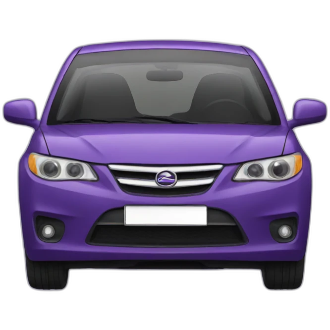 purple car emoji