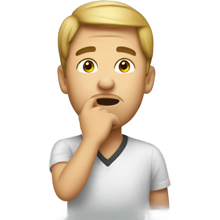 talking into your ear emoji