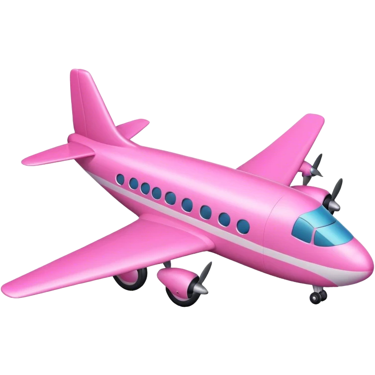 Pink aeroplane  emoji