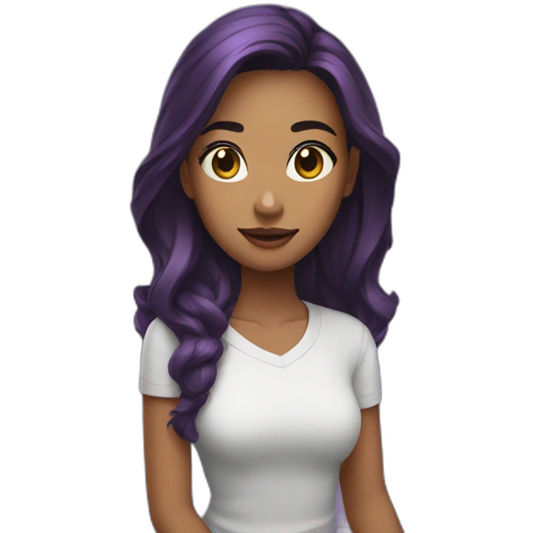 Twitch girl emoji