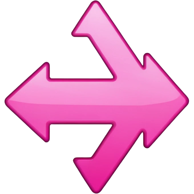 Pink go back arrow  emoji