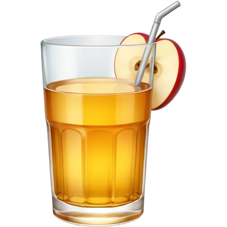 Jugo de manzana  emoji