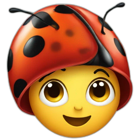 Lady bug emoji