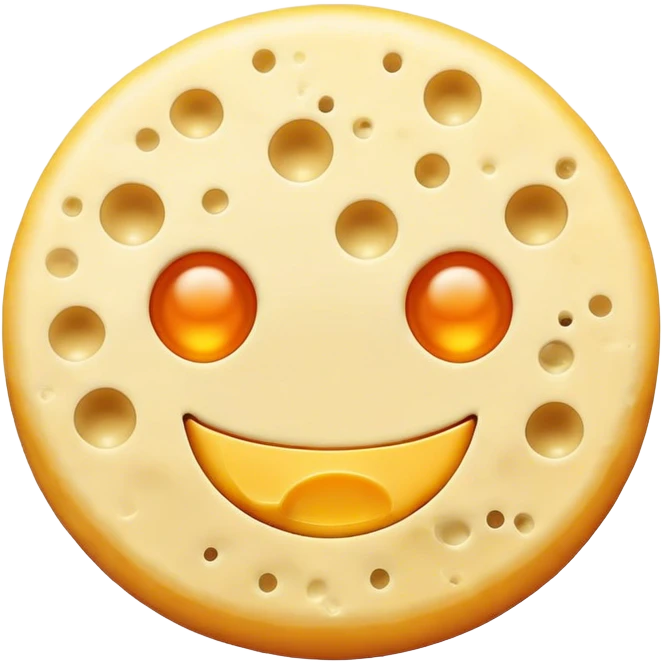 cheese full moon emoji