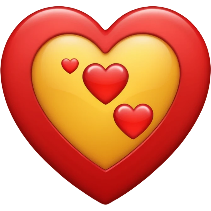 A heart with E+M in the middle l emoji