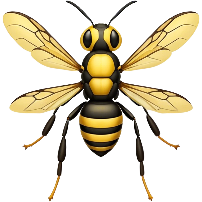 Yellow jacket hornet emoji