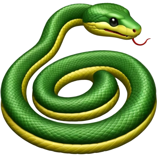 Sleeping snake emoji
