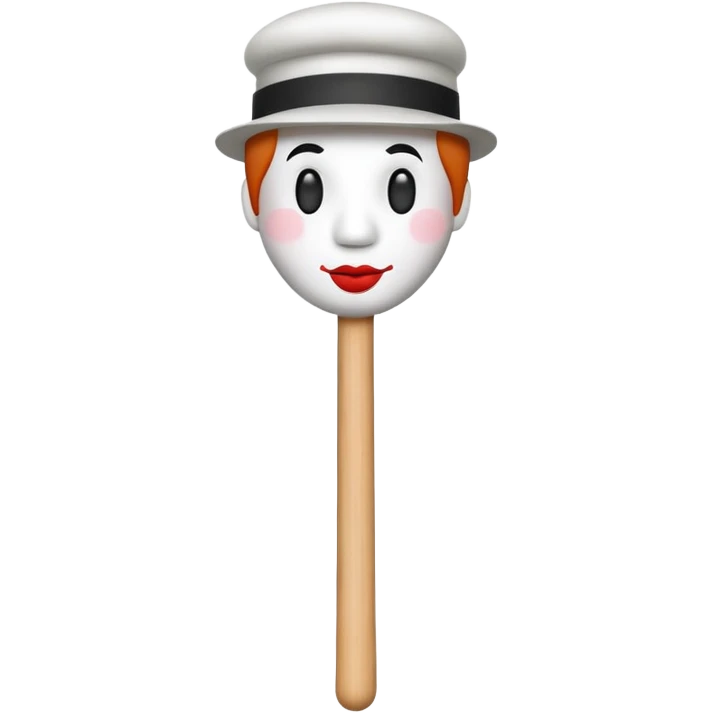 mime stick emoji
