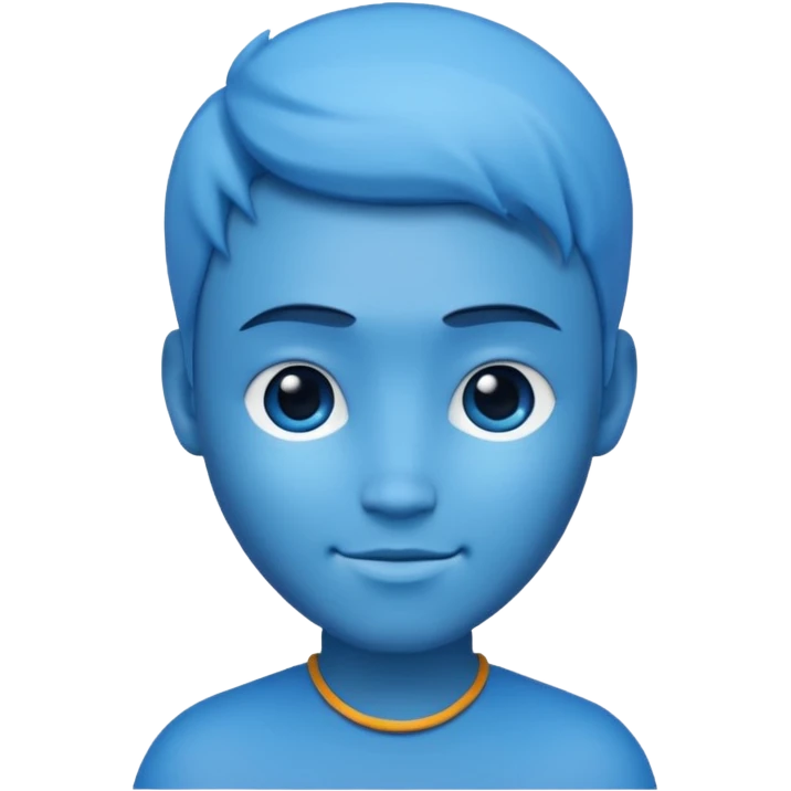 blue avatar emoji