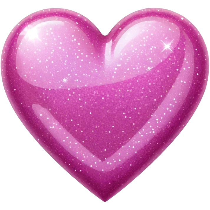 Glittery heart  emoji