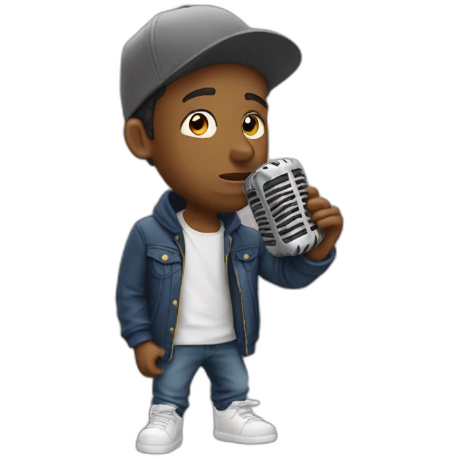 Le rappeur la fève  emoji
