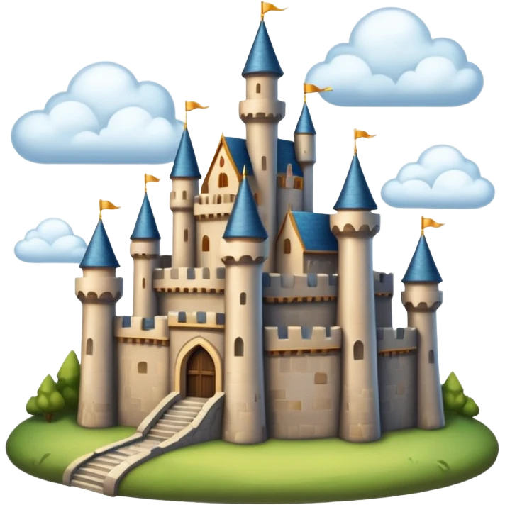 castle on sky land emoji