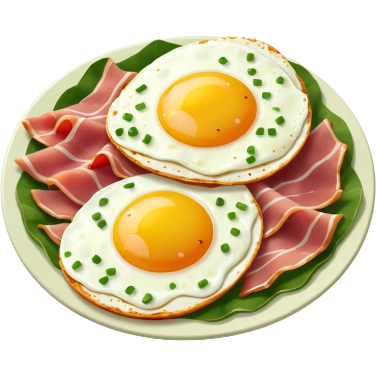 Huevos verdes con jamon emoji