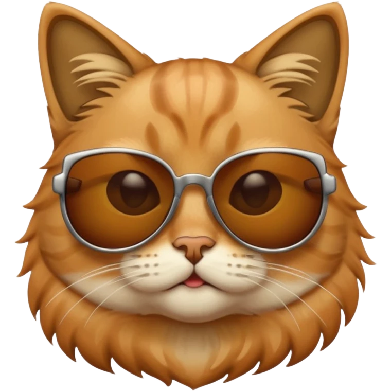 Cat wearing sunglasses emoji