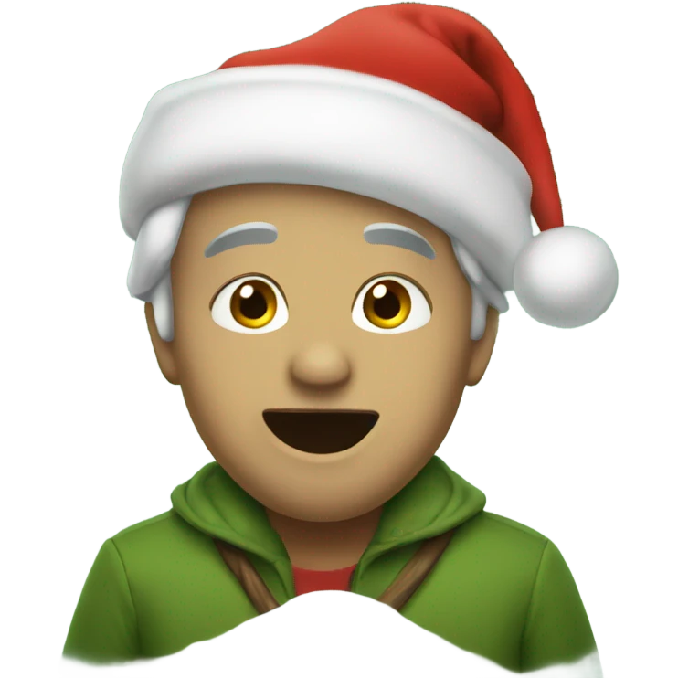 Christmas in a swamp emoji