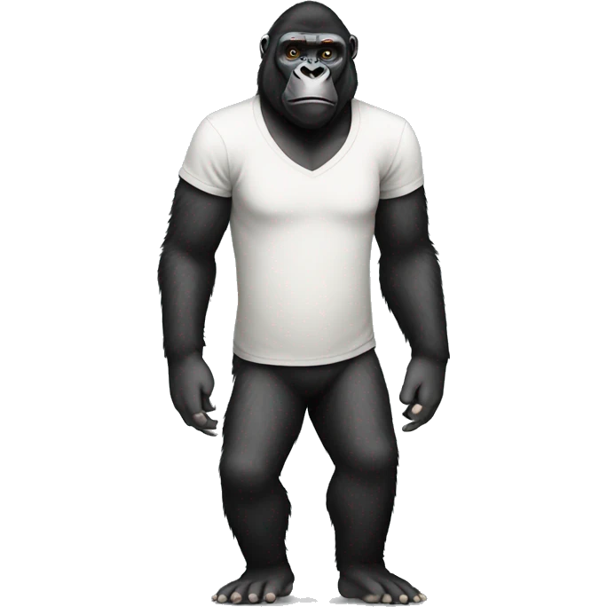 gorilla with no legs pixelated emoji