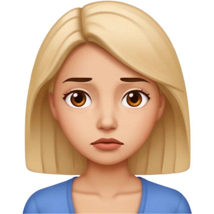 I want an emoji of a sassy woman looking unimpressed as if to say "yeah...no..." emoji