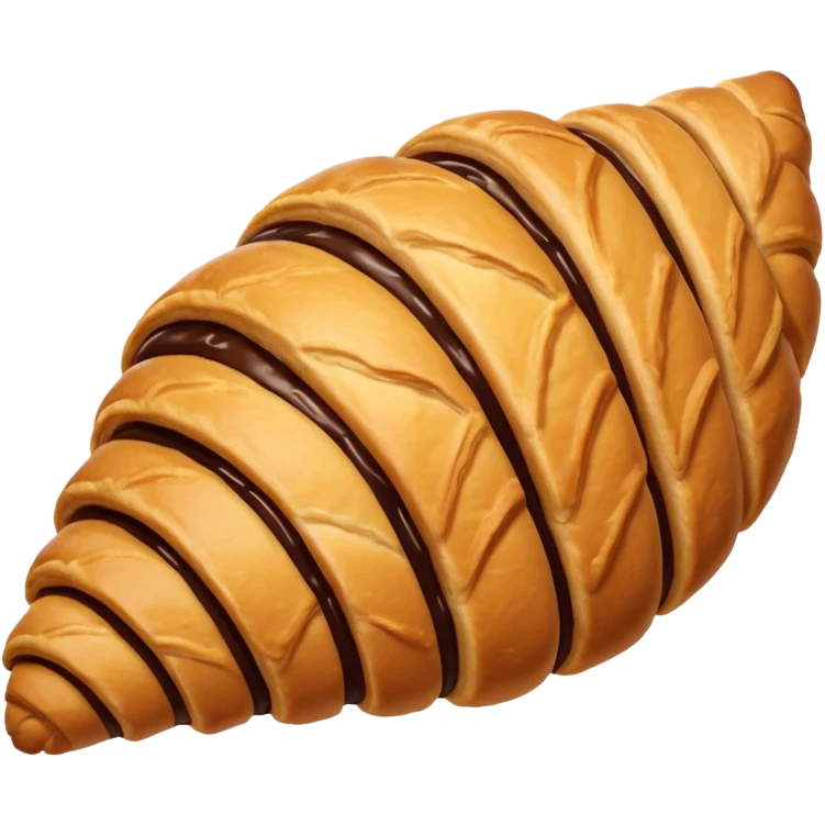 Chocolate croissant  emoji