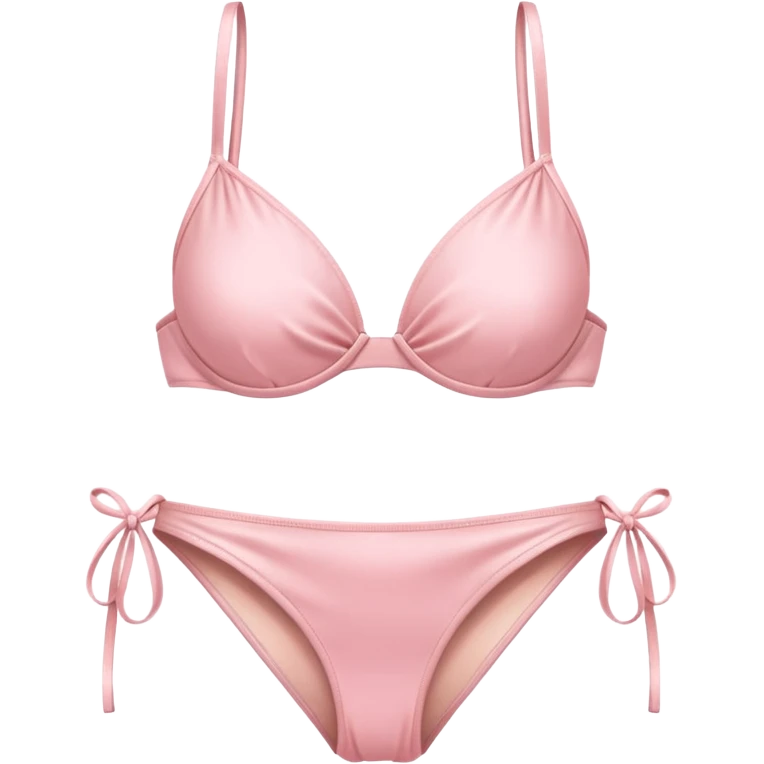 Light pink bikini not on someone  emoji