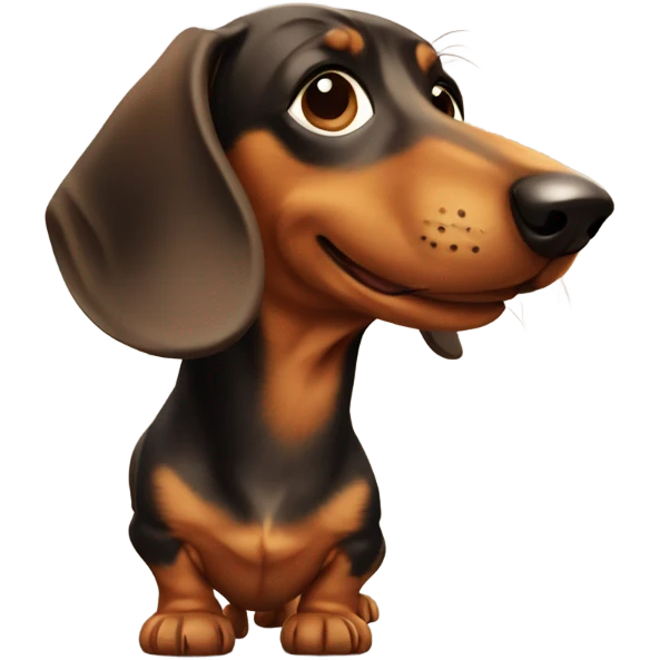 dachshund dog emoji