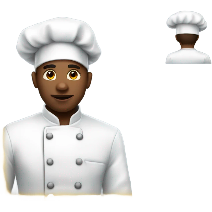 🤤this emoji with the chef hat emoji