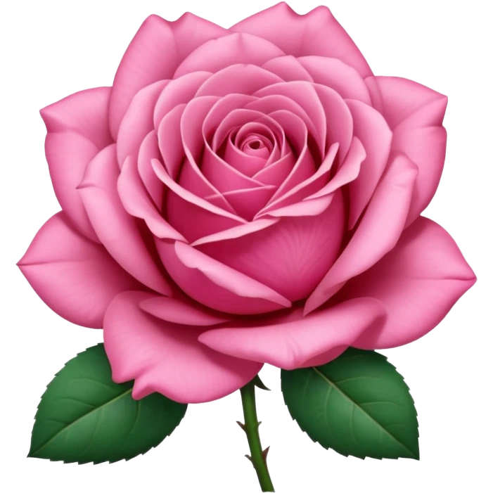 “A Polaroid photo of a pink rose  emoji