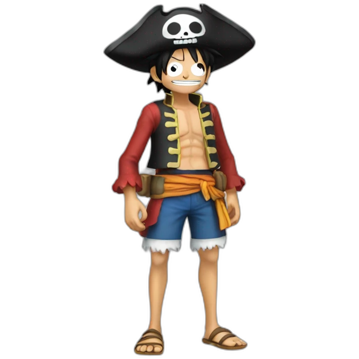 Luffy le pirate emoji