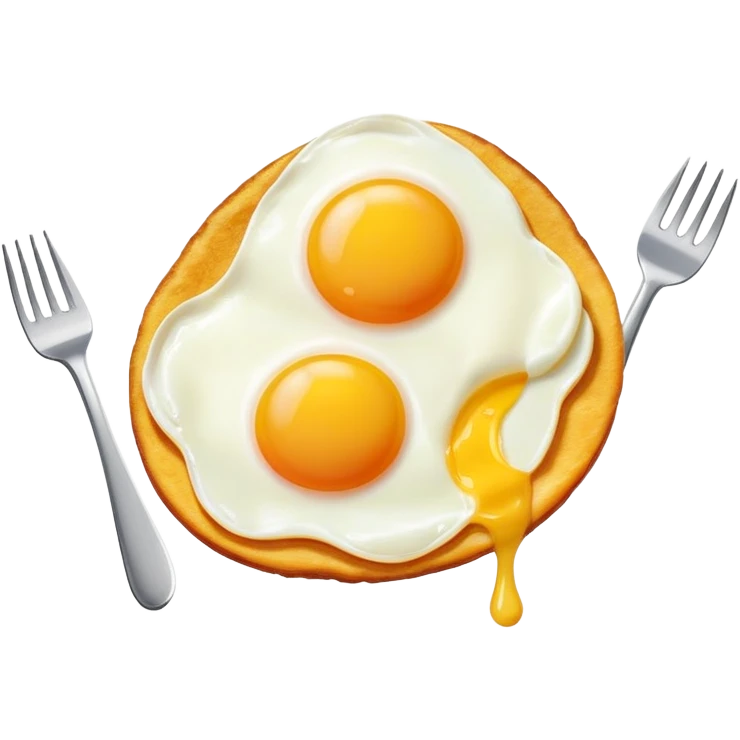 Spiegelei mit armen emoji