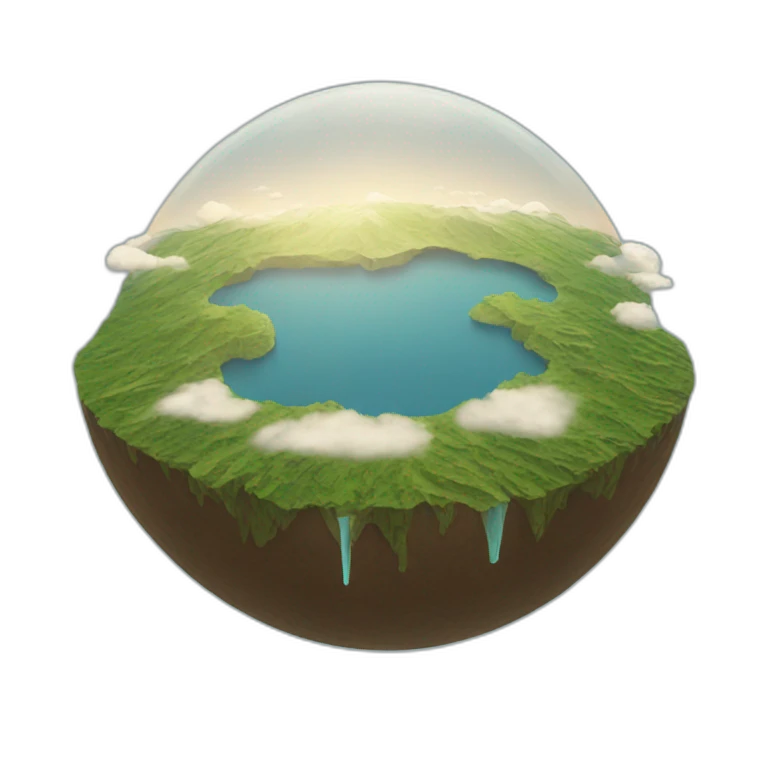 flat-earth emoji