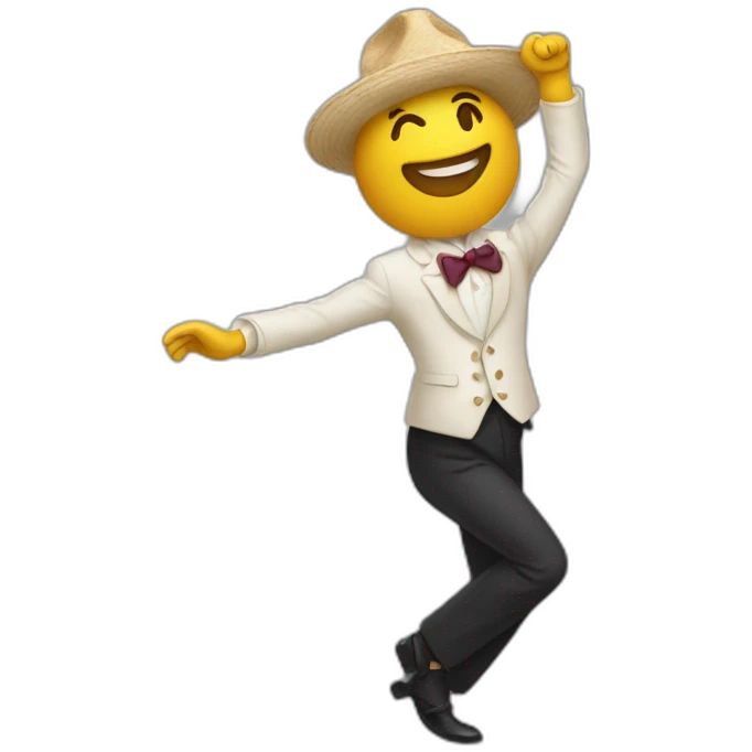 un comcombre qui danse emoji