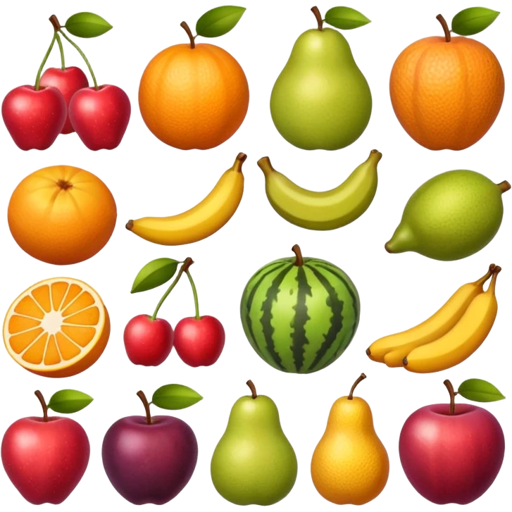 Fruits emoji