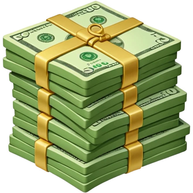 Сделай пачку денег как в GTA San Andreas emoji