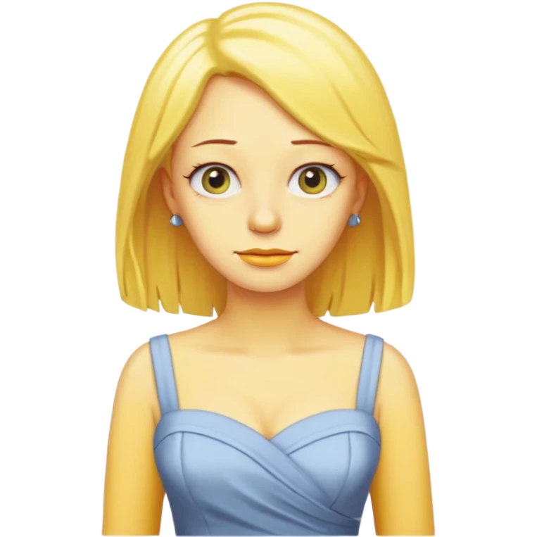 Simpson women with yellow hair emoji